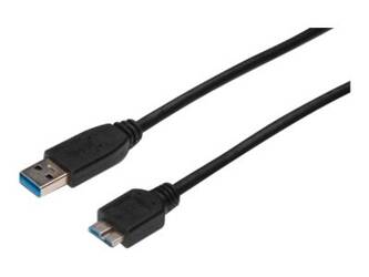 ASM AK-300117-005-S ASSMANN Kabel połączeniowy USB 3.0 SuperSpeed Typ USB A/microUSB B M/M 0,50m