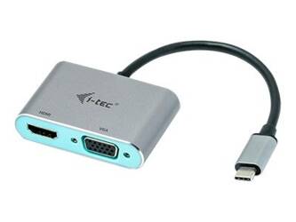 ITEC C31VGAHDMIADA i-tec USB-C do HDMI i VGA Adapter 1x HDMI 4K/30Hz 1x VGA 1080p/60Hz