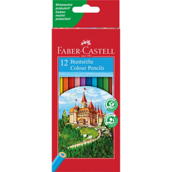 Kredki ołówkowe Zamek Faber-Castell 12 kolorów