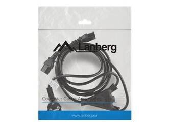 LANBERG CA-C13C-13CC-0018-BK Lanberg kabel zasilający Y (2 zasilacze) 1.8m