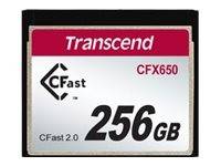 TRANSCEND TS128GCFX650 Transcend CFX650 128GB CFast 2.0 Flash Memory Card, SuperMLC